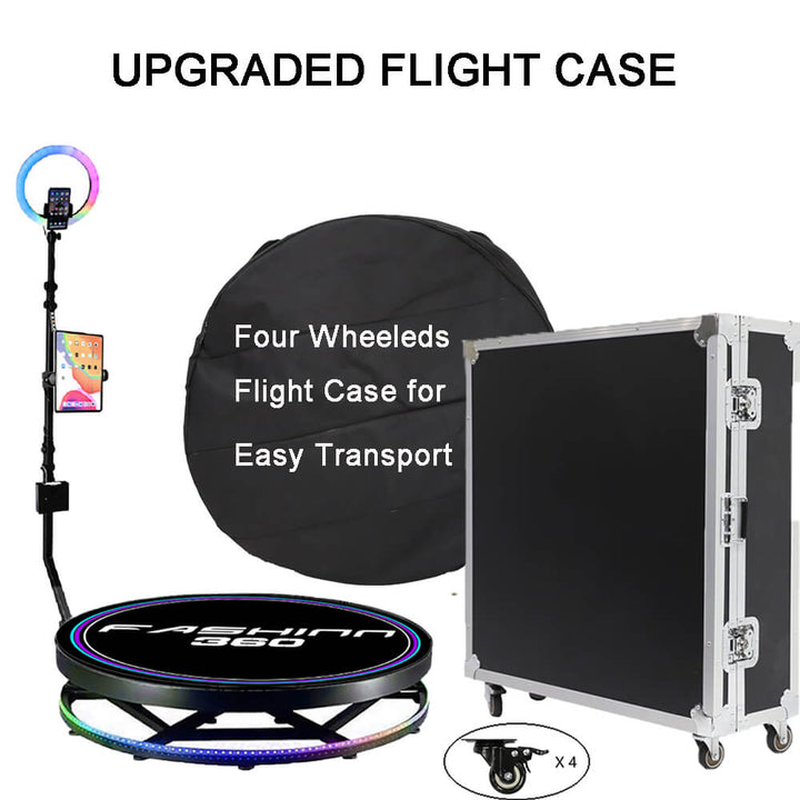  360 photo booth flight case