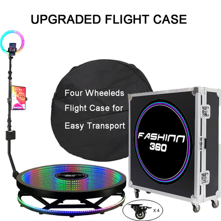 360 photo booth flight case