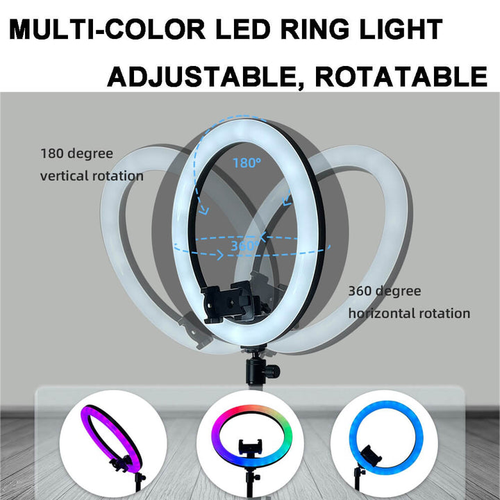 360 booth ring light