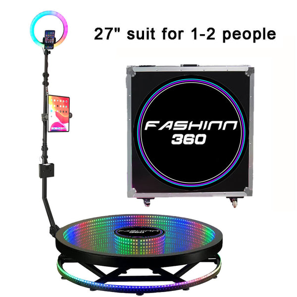 FASHINN360 G2 27” Infinite Led 360 Photo Booth For Sale